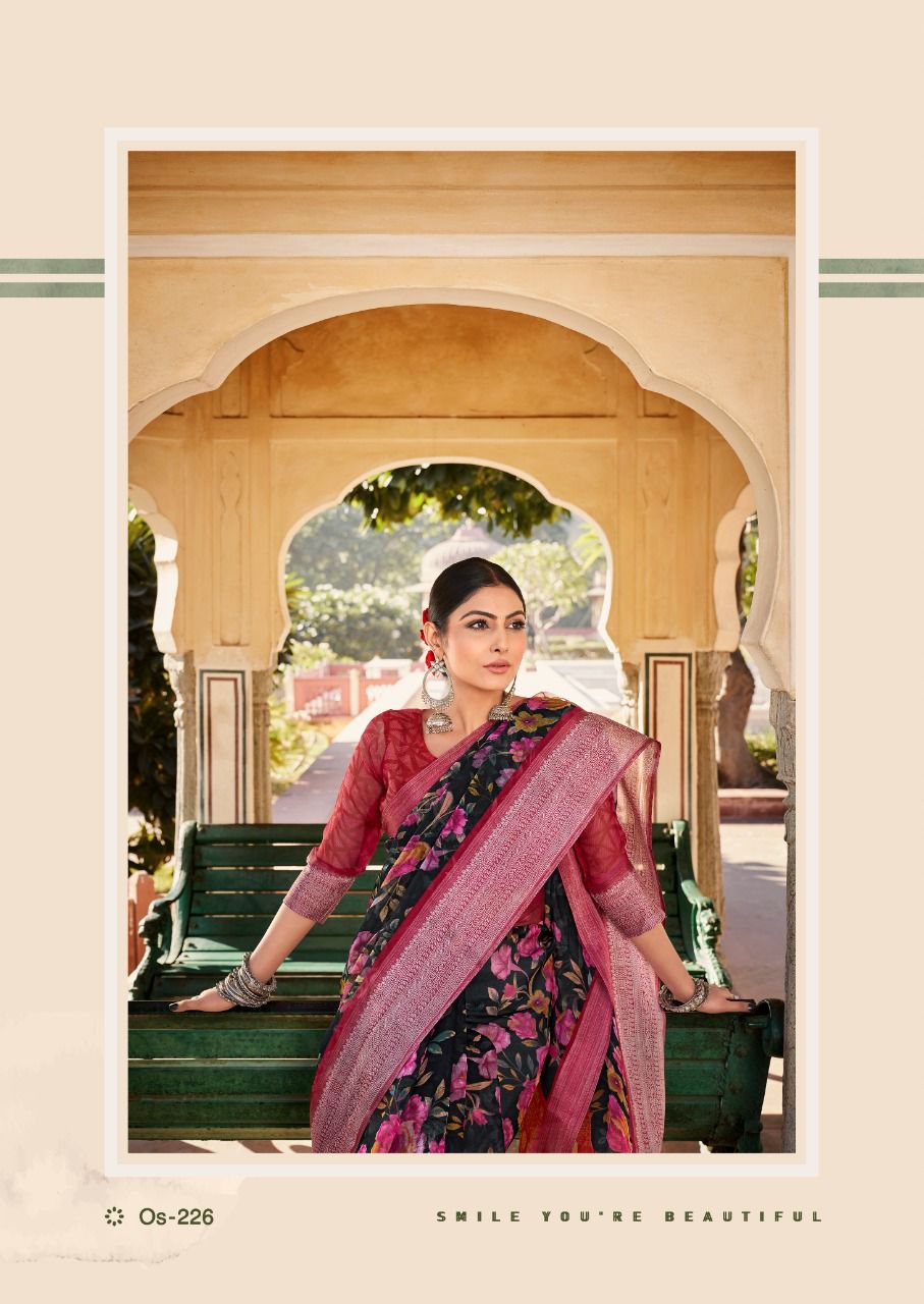 Shreyans Organza Silk 16 Ethnic Wear Wholesale Organza Silk Sarees

